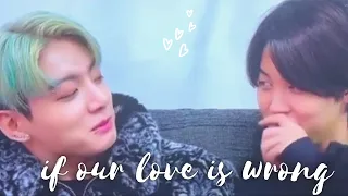 if our love is wrong - jimin and jungkook (jikook - kookmin)