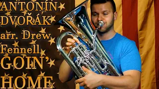 Dvořák "Going Home" - NEW EUPHONIUM SOLO VERSION!!! (from “New World Symphony”) Play Along Matonizz!