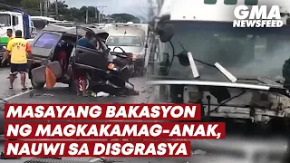 Masayang bakasyon ng magkakamag-anak, nauwi sa disgrasya | GMA News Feed