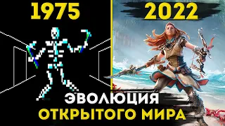 Эволюция открытого мира в играх (1975-2022)