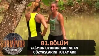 Yağmur oyunun ardından gözyaşlarını tutamadı! | 81.Bölüm | Survivor 2018