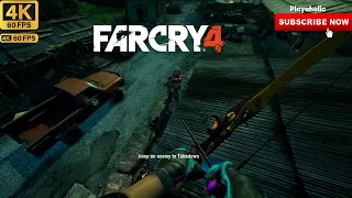 Far Cry 4 Fast Pace Outpost Liberation (Stealth Kills) | 4K 60FPS