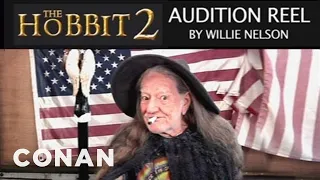 Willie Nelson's "The Hobbit 2" Audition Reel | CONAN on TBS