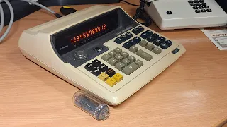 Японский инженерный калькулятор 1974 года | Canon Canola F-10 scientific calculator