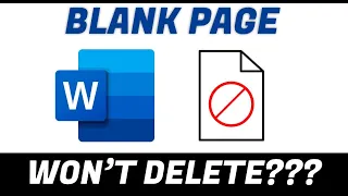 How to Delete a Blank Page You Can't Delete in Word