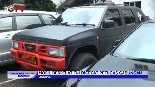 Gunakan Nopol TNI Palsu, 2 Pemilik Mobil di Jakarta Diamankan - BIM 10/12