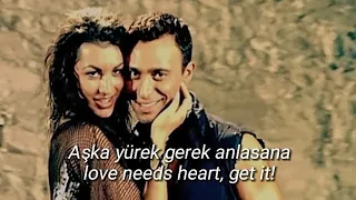 [Eng Sub] Mustafa Sandal - Aşka yürek gerek • Turkish Song/ Lyrics - Sözleri