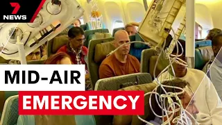 Terrifying turbulence on Singapore flight | 7 News Australia