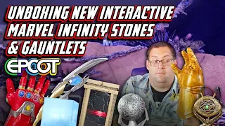 Unboxing NEW Interactive Marvel Infinity Stones & Gauntlets from Disney World