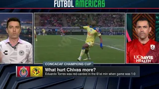 What hurt Chivas more vs Club América? #futbolamericas