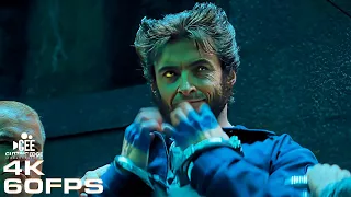 X-Men 2 X2 Mystique Disguised as Wolverine Remastered By AI In 4K 60FPS Denoised Ultra HD