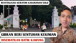 Gibran Beri Sentuhan Batik Kawung Di Desain Revitalisasi Keraton Kasunanan