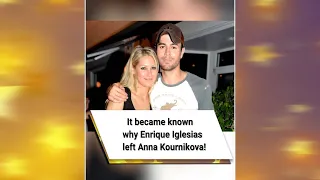 It became known why Enrique Iglesias left Anna Kournikova! 😱 #shorts