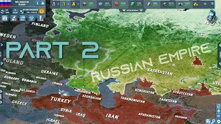 Conflict of Nations - The Russian Empire "Россия" / Solo Gameplay Part 2