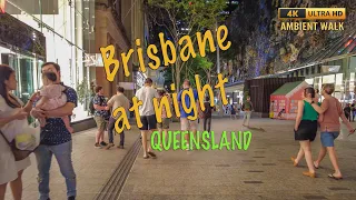 Brisbane, Queensland - 4K Night Ambient Walk