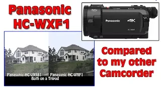 Panasonic HC-WXF1 vs 981/991 Handheld and Tripod Zoom test - Part #2