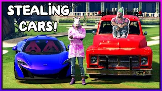GTA 5 Roleplay - STEALING CARS WITH TOW TRUCK | RedlineRP