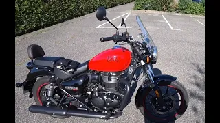 ESSAI(amateur)DE LA ROYAL-ENFIELD METEOR 350...LE PETIT CUSTOM PAS CHER MAIS QUI PROCURE DU PLAISIR😀