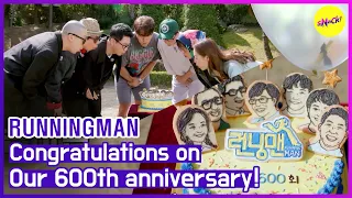 [HOT CLIPS] [RUNNINGMAN] Congratulations on our 600th episodes! (ENGSUB)