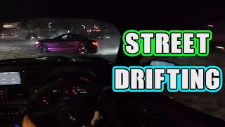 CRAZY BMW M235i *POV STREET DRIFT* AT A CAR MEET😱💨