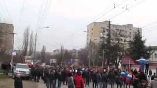 Симферополь 1 марта митинг возле беркута