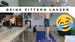 Lappen macht Sascha Huber 20 Minuten Beine + Waden Workout für Zuhause ohne Geräte! 🦵🏼