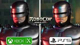 RoboCop Rogue City PS5 vs Xbox Series X Graphics Comparison