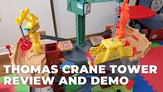 Thomas And Friends Trains and Cranes Super Tower Review
