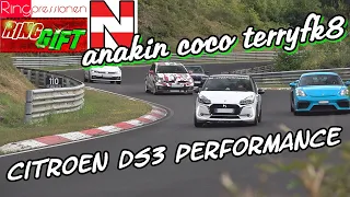 Citroen DS3 Performance your SOUND anakin coco terryfk8@ Nürburgring Nordschleife #Ringpressionen ✌🏻