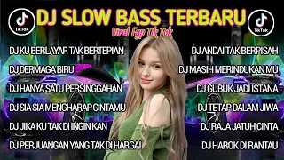 DJ SLOW BASS TERBARU 2023 || DJ VIRAL TIKTOK FULL BASS 🎵 DJ KU BERLAYAR TAK BERTEPIAN | FULL ALBUM