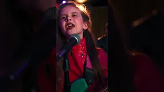 Claire singing I Love Rock and Roll with Crosby family band!