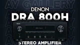 DENON DRA 800H stereo amplifier