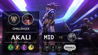 Akali Mid vs Diana - BR Challenger Patch 9.24