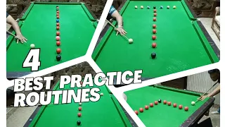 4 - Practice routines to improve your snooker & pool game fast.