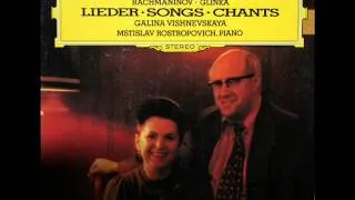 Glinka / Vishnevskaya / Rostropovich: To Her - DG, 1976