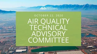 Air Quality Technical Advisory Committee 10/22/2020 Meeting