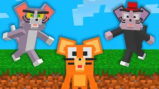 Minecraft: Ratón VS 2 Gatos (Depredadores Tom & Jerry)