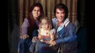 Elvis, Priscilla and Lisa Marie Presley