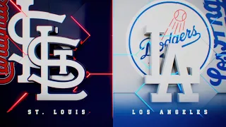 MLB The Show 24 PS5 Gameplay St. Louis Cardinals vs Los Angels Dogers Glasnow 7 Strong Frames!