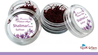 Shalimar's Organic Kahmir Saffron : ClickOnCare