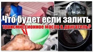 Что будет если залить трансмиссионное масло в двигатель? Просто о сложном