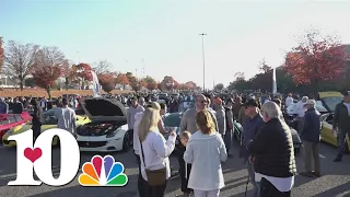 Cars and Coffee event returns, bringing hundreds of enthusiasts to West Town Mall