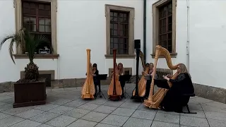 Bedřich Smetana - Vltava, Prague harp quartet