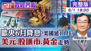 【全球政經周報】美元今年落點?對台幣匯率最新預測 金價創高震盪!該選股票或黃金 歐央6月率先降息?美延11月? 美國維持高利率!投資小心哪些產業受創深20240601 @CtiFinance