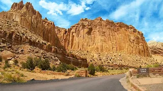 Scenic Driving Tour Through Capitol Reef National Park Utah 2019 Version, New 4K Link in Description