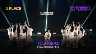 EVEREST CHAMP IV BEST SHOW BEGINNERS 3rd Place: YOUNGERZ