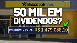 BANCO DO BRASIL: QUANTO RENDE MEIO MILHÃO DE REAIS EM AÇÕES?! DA PARA VIVER DE RENDA? BBAS3