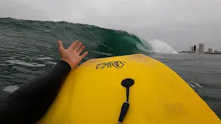 BODYBOARD EN UNA DERECHA ÉPICA!