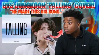 FIRST TIME REACTING TO BTS JUNGKOOK ‘FALLING’ COVER!! **THIS IS BEAUTIFUL..**