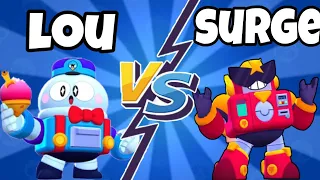 LOU OR SURGE WHICH ONE IS BEST | LOU VS SURGE | LOU TESTS |LOU 1vs1  brawlers